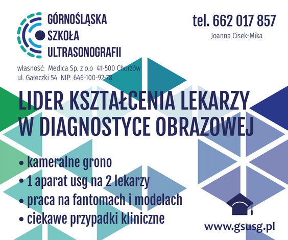 Kurs 105 Ultrasonografia płuc dla praktyków 22-23.05.2020